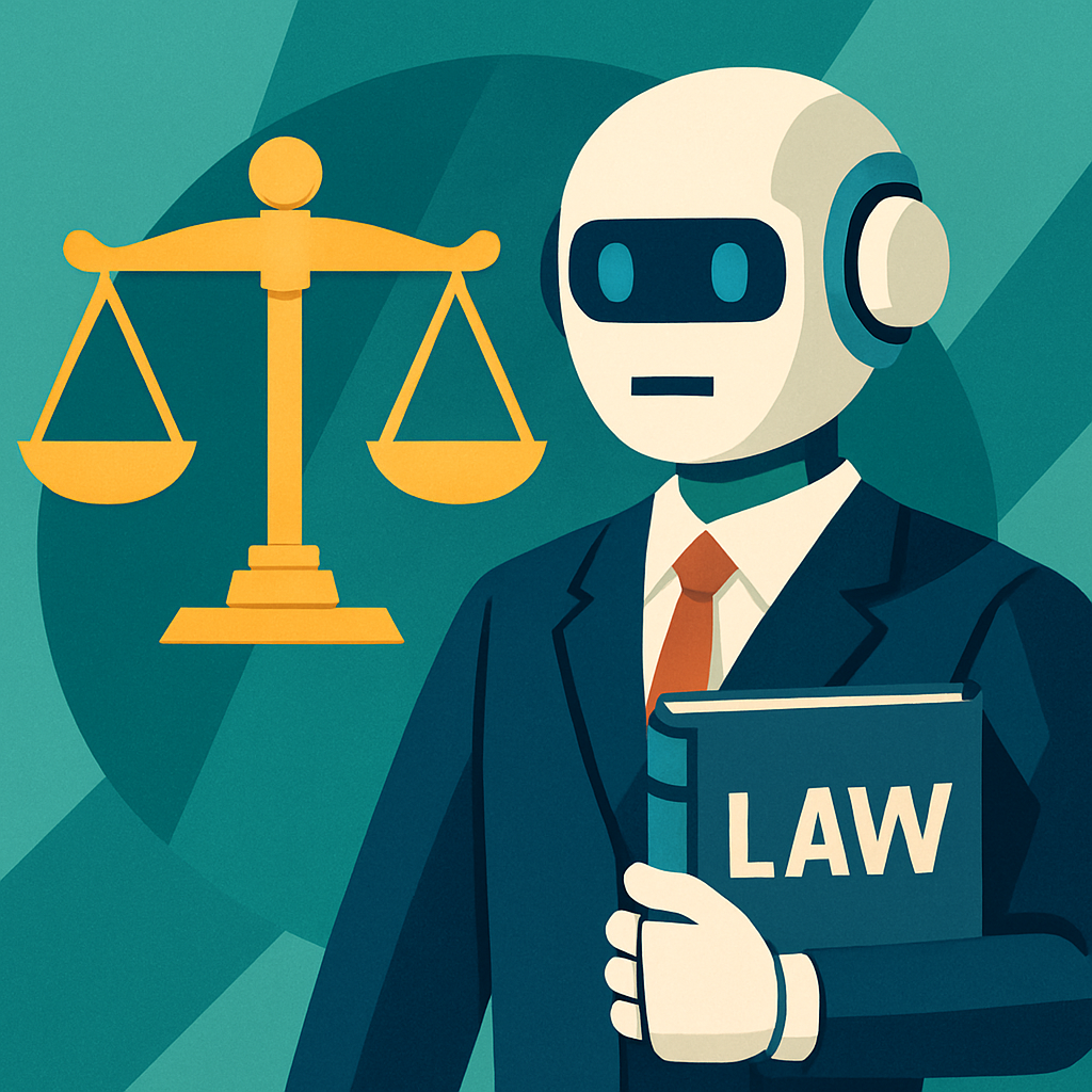 Robo Lawyer Illustration